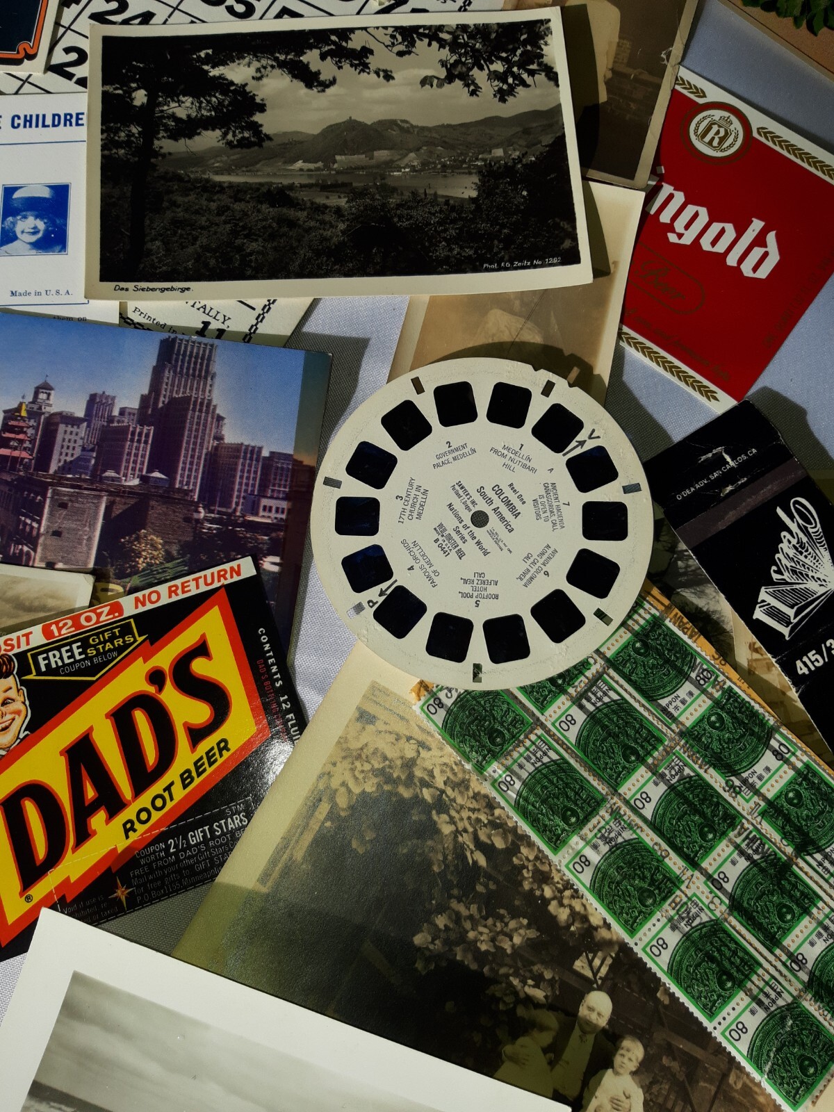 Lot of Vintage Ephemera Items--Old Postcards, paper Junk Journal Scrapbook Items