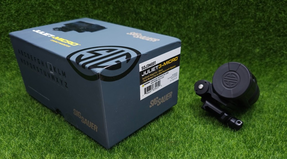 Sig Sauer #SOJ3M001 Juliet3-Micro Magnifier, 3x22mm, Push-Button Mount