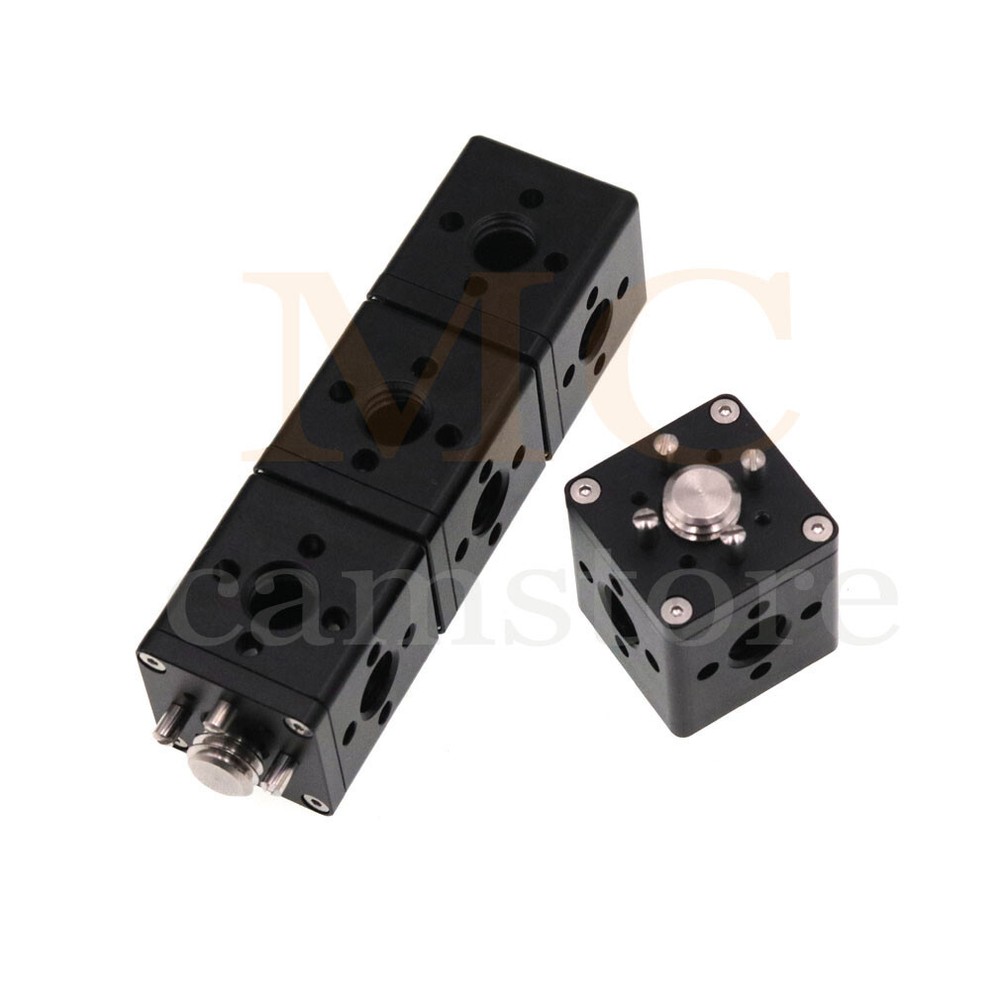 Camera 3/8 screw extension side panel kit with removable square extension handle