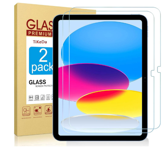 Tikeda Screen Protector For Ipad A16 2025 11th/10th Generation 2022 Clear
