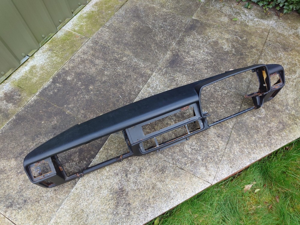 Jaguar XJS Dashboard LONG Centre Console Top Front Frame Assembly Black RHD