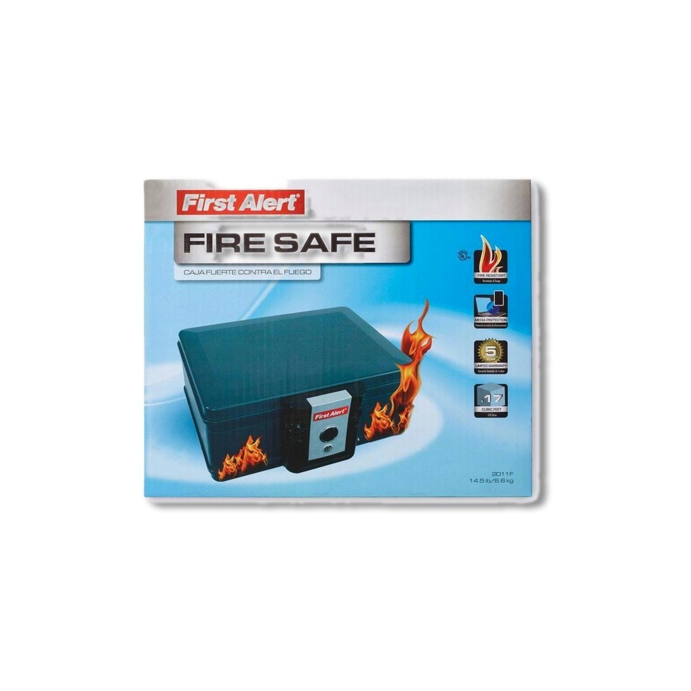 First Alert 0.17 cu ft Key Lock Blue Fireproof Safe 2011F