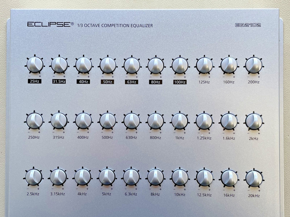 Old School Eclipse EQ2102 — 1/3 Octave Competition Equalizer, NOS #381