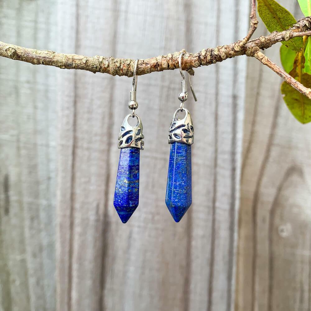 Lapis Lazuli Stone Handmade Earrings