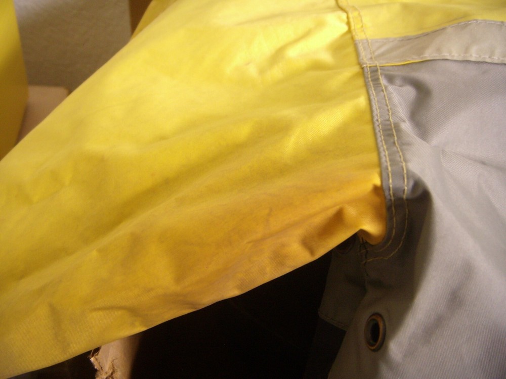 Tourmaster Yellow & Black Rain Jacket L