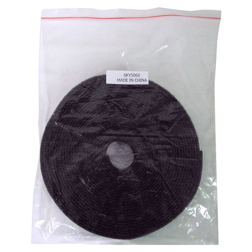 Skywalker Double-Sided Hook & Loop Tape (3/4" Wide x 25' Long Roll, Black)