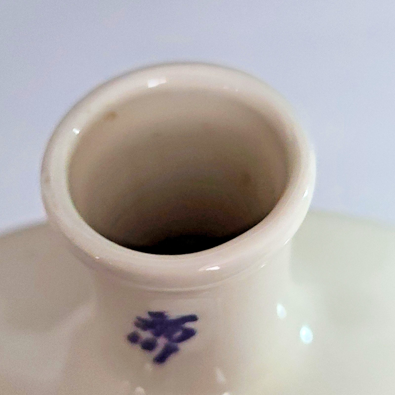 VTG 70's Hokusai Moon Flask Great Wave off Kanagawa Japanese Kutani Porcelain