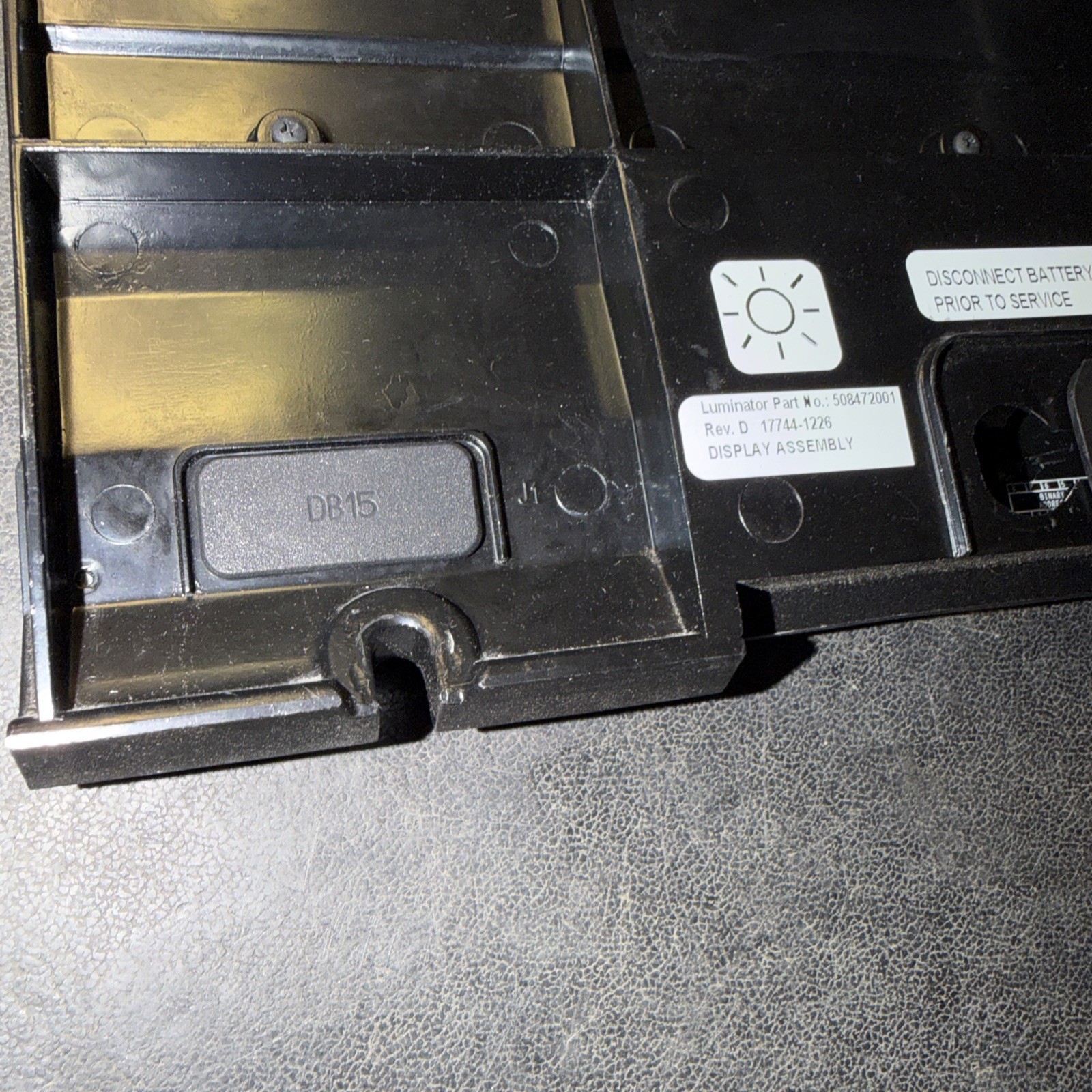 LUMINATOR 16x40 SMD FRONT HORIZON DISPLAY 510818001 LED AMBER TRANSIT BUS SIGN