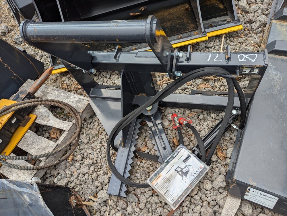 Skid Steer Tree and Post Puller Attachment Land Honor Skidsteer
