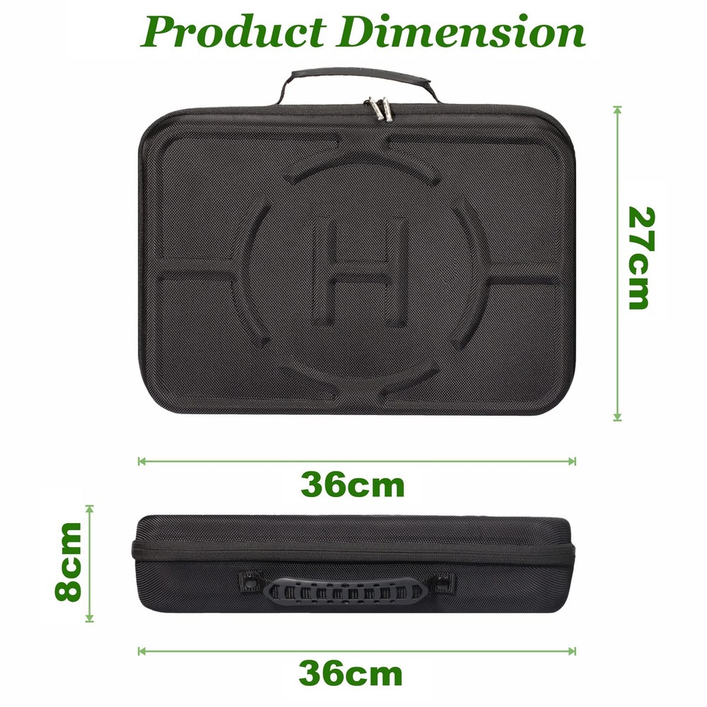 Case for Hypervolt 2 Pro/Hypervolt Plus with 5 Head Attachments,Waterproof Sh...
