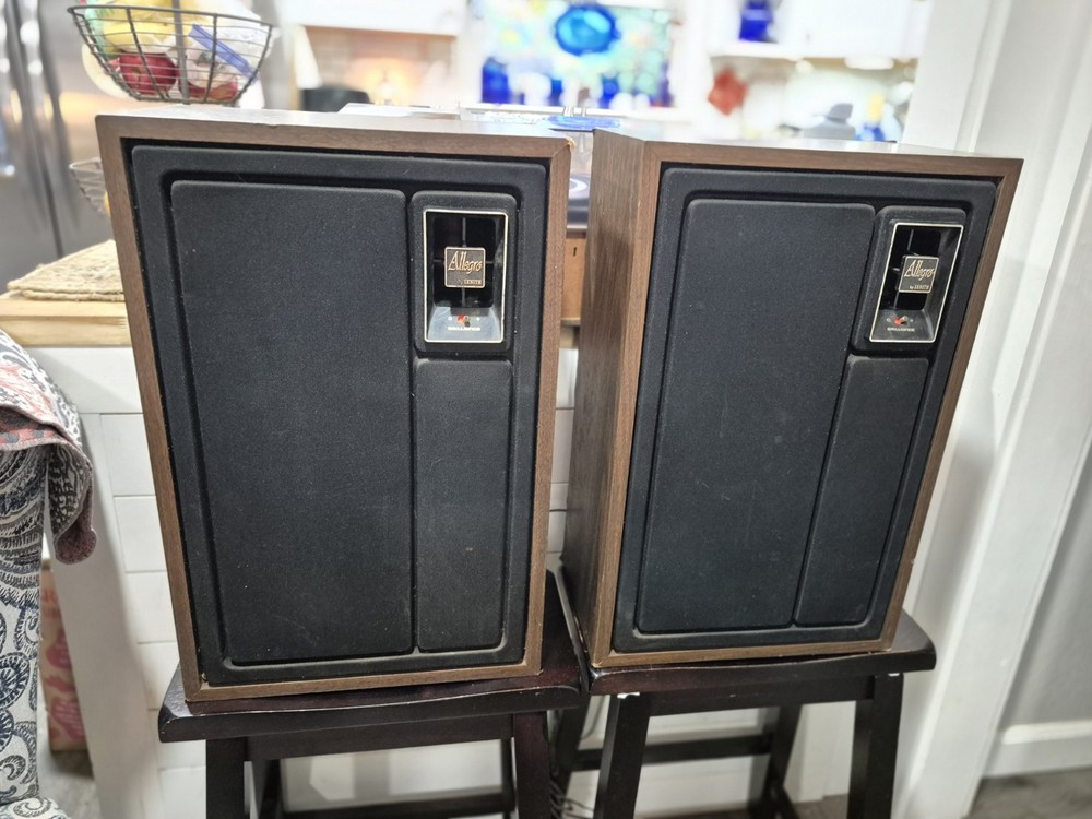 Zenith Allegro 2000 Speakers Set, Tested, Working