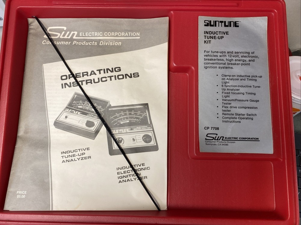 Suntune CP 7708 Inductive Tune-Up Kit *Missing Gun*