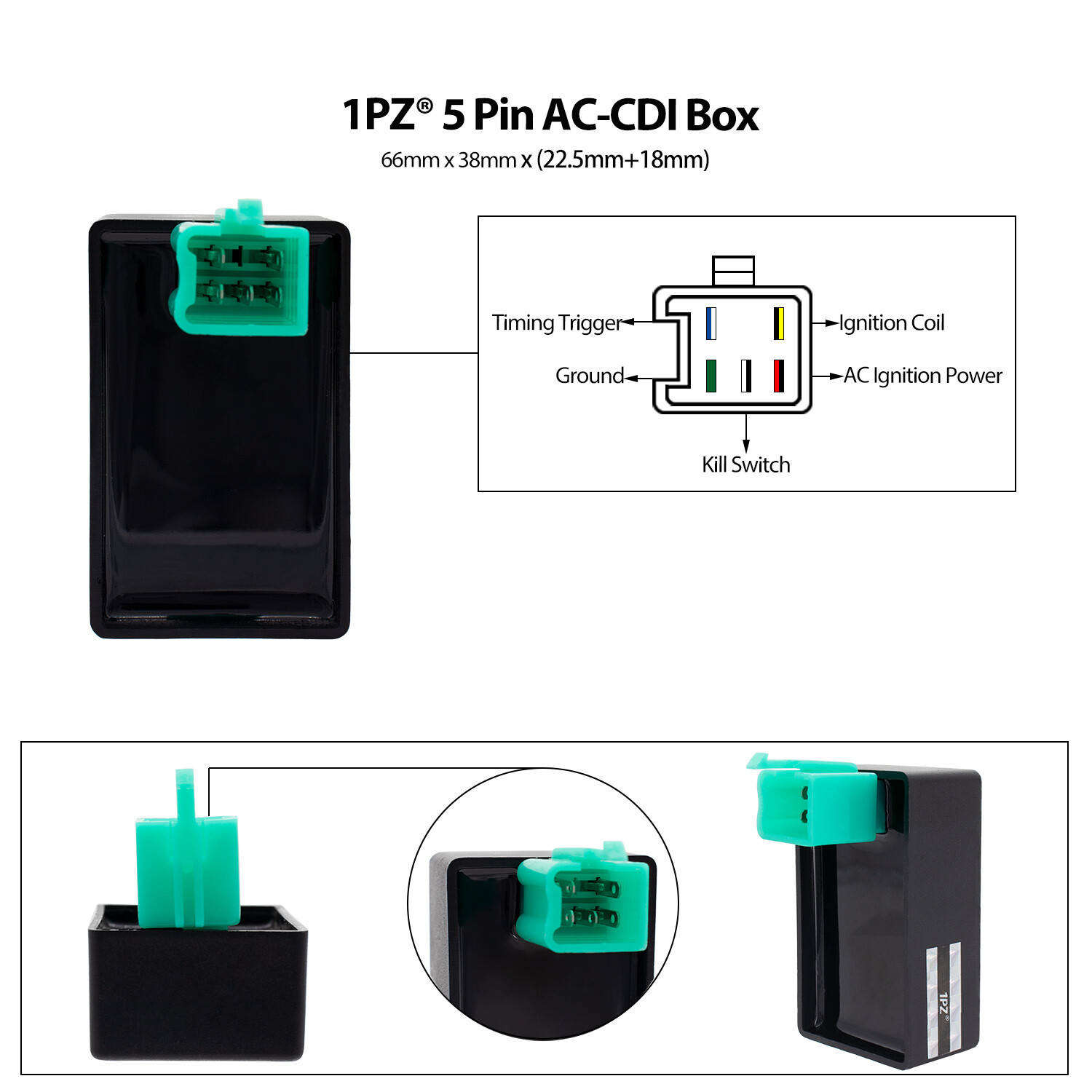 50cc-110cc CDI Wire Harness Stator Assembly Wiring Kit Chinese ATV Electric Quad