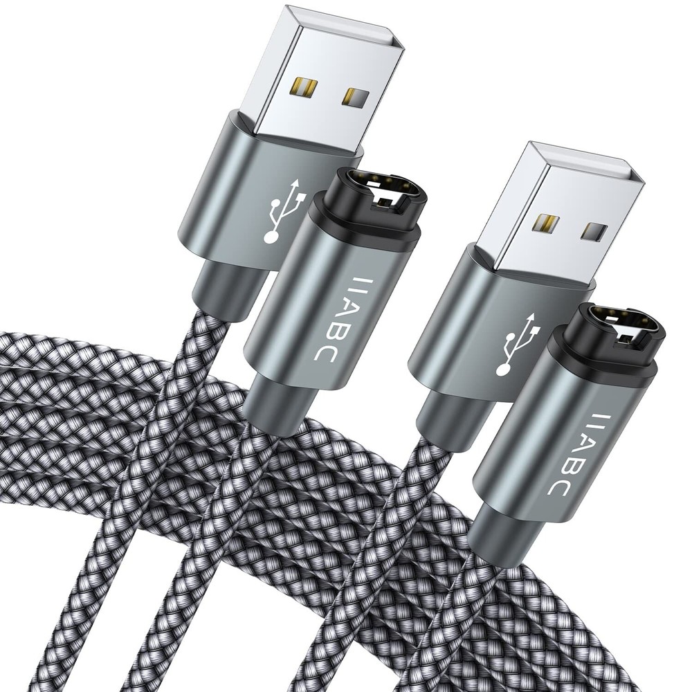 Compatible for Garmin Watch Charger Cable (2 Pack)