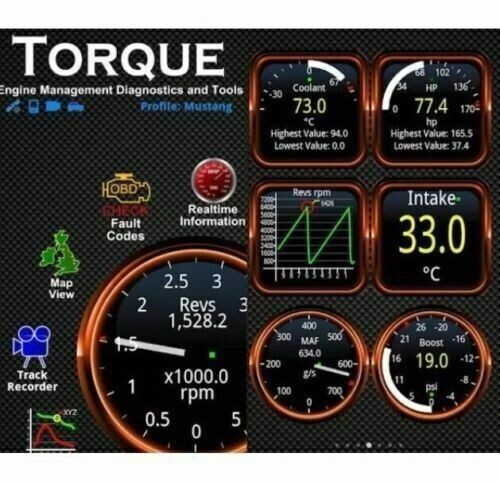 ELM327 OBD2 Code Reader Bluetooth Auto Diagnostic Tool OBDII Scanner