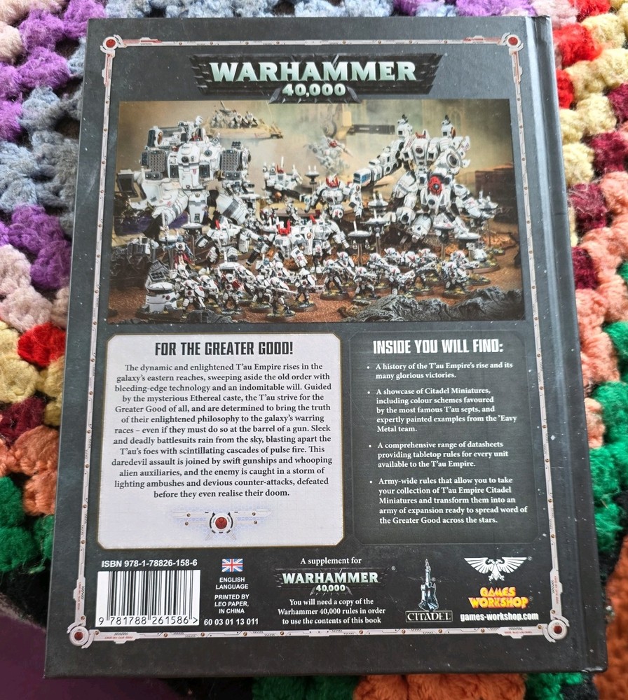 Warhammer 40k Codex T'au Empire hardback book
