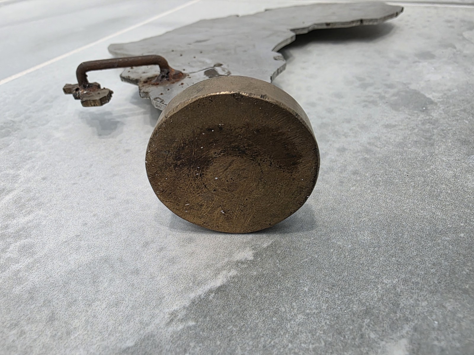 Vintage Steel Africa Map Unique Rare, Handmade, Ethnic Home Office Decor