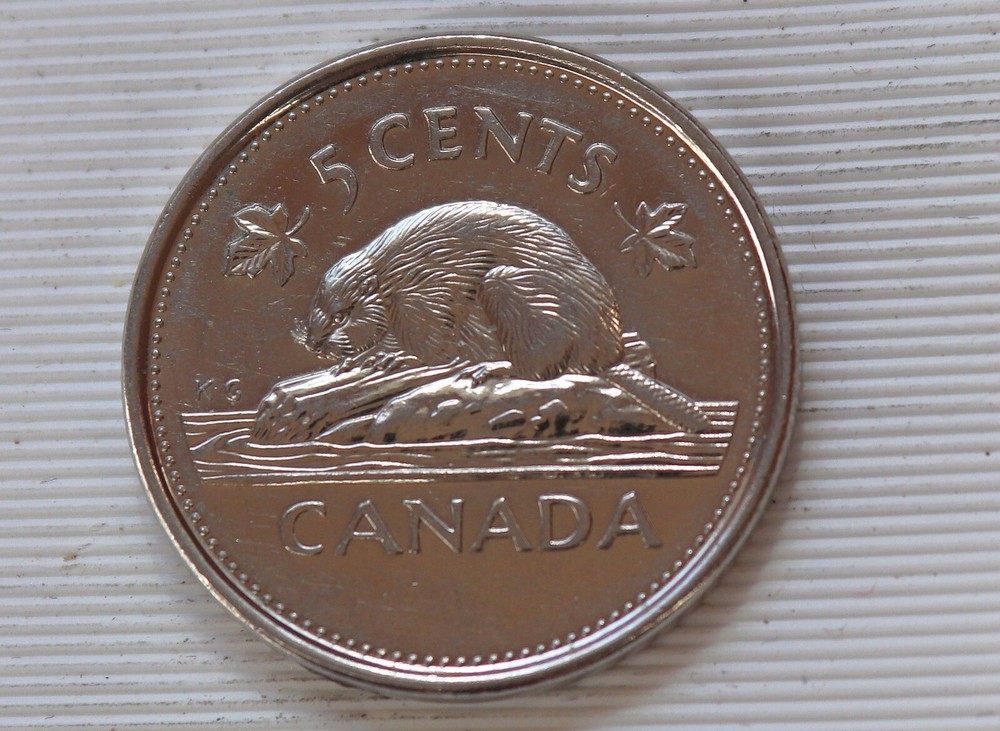 2002 Canada 5 Cents Unc.