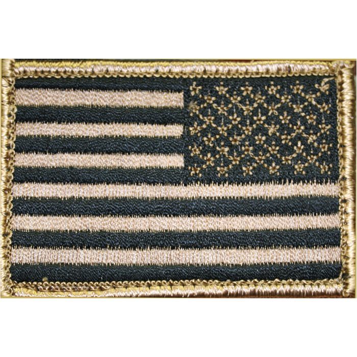 BLACKHAWK 90DTFV-R American Flag Identification Patch w/ Hook & Loop Attachment