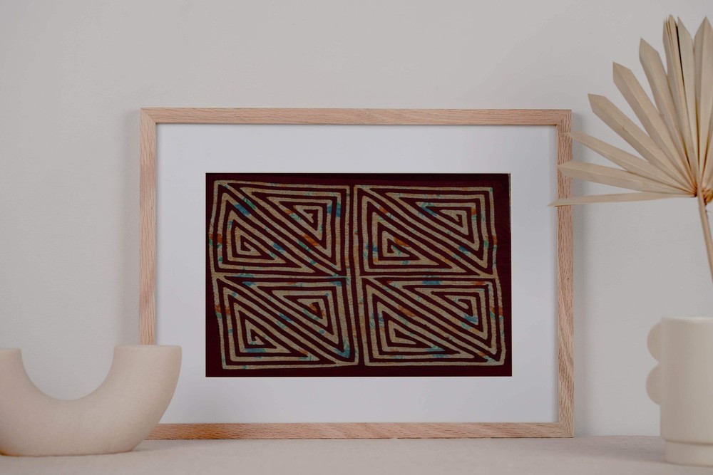 Vintage Background Material ZigZag Mola