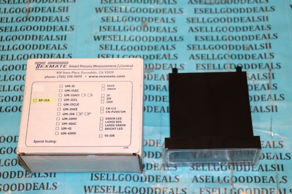 Texmate RP-35A Panel Meter New