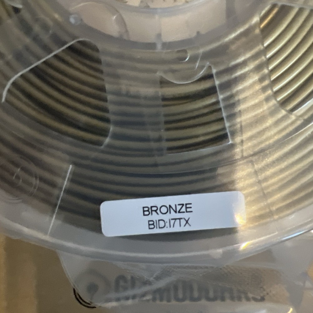 Gizmo Dorks Fluorescent Bronze 1.75mm PLA Printer Filament