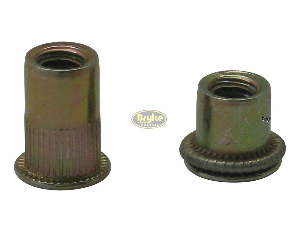 Threaded Insert Rivet Nuts 3/8-16 Fasteners 10 pack Fastener Steel Blind Racing