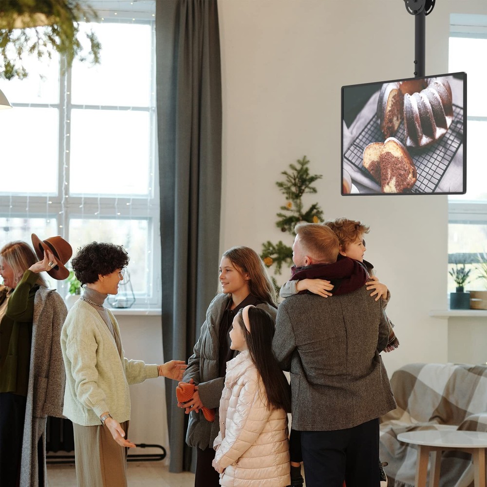 Ceiling Tv Mount Full Motion Adjustable Mount Bracket Fits Most Led Lcd Oled 4k