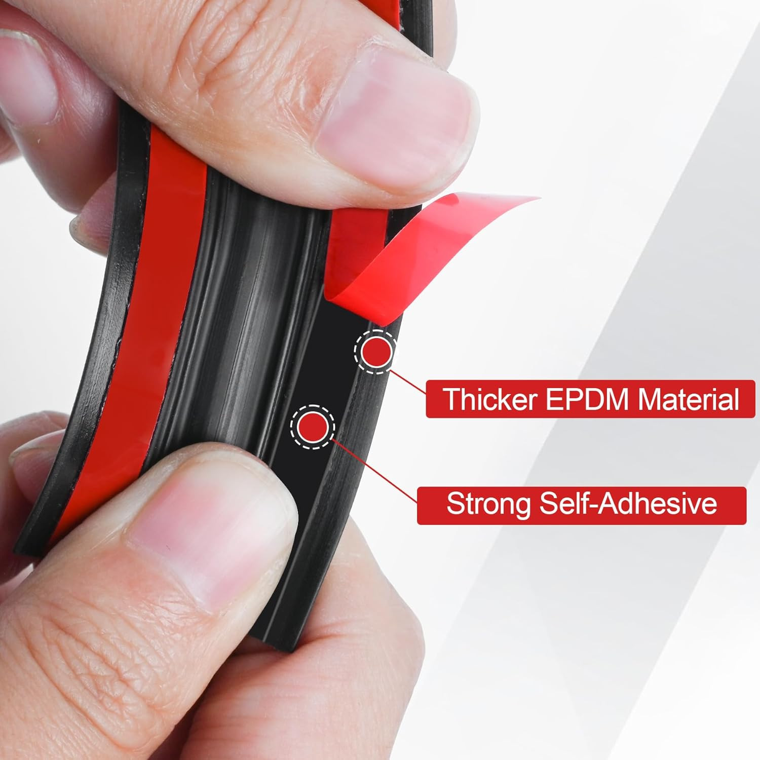 Rubber Edge Trim U Channel Self Adhesive Sheet Metal Edge Guard Protector EPD...