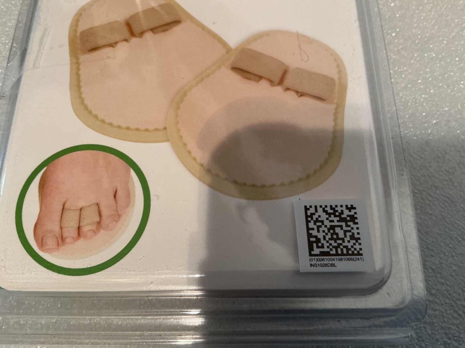 VIVESOLE Toe Splint 2-Pack ~ Fits toes 1" -3.5" in circumference ~ NIP