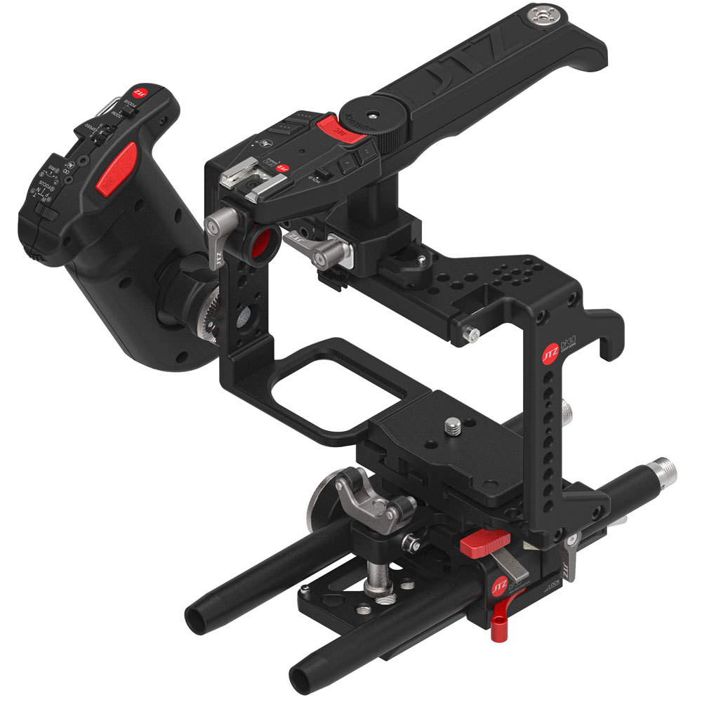 US JTZ DP30 DSLR Camera Cage Baseplate Rig Handle Grip for Panasonic Camera