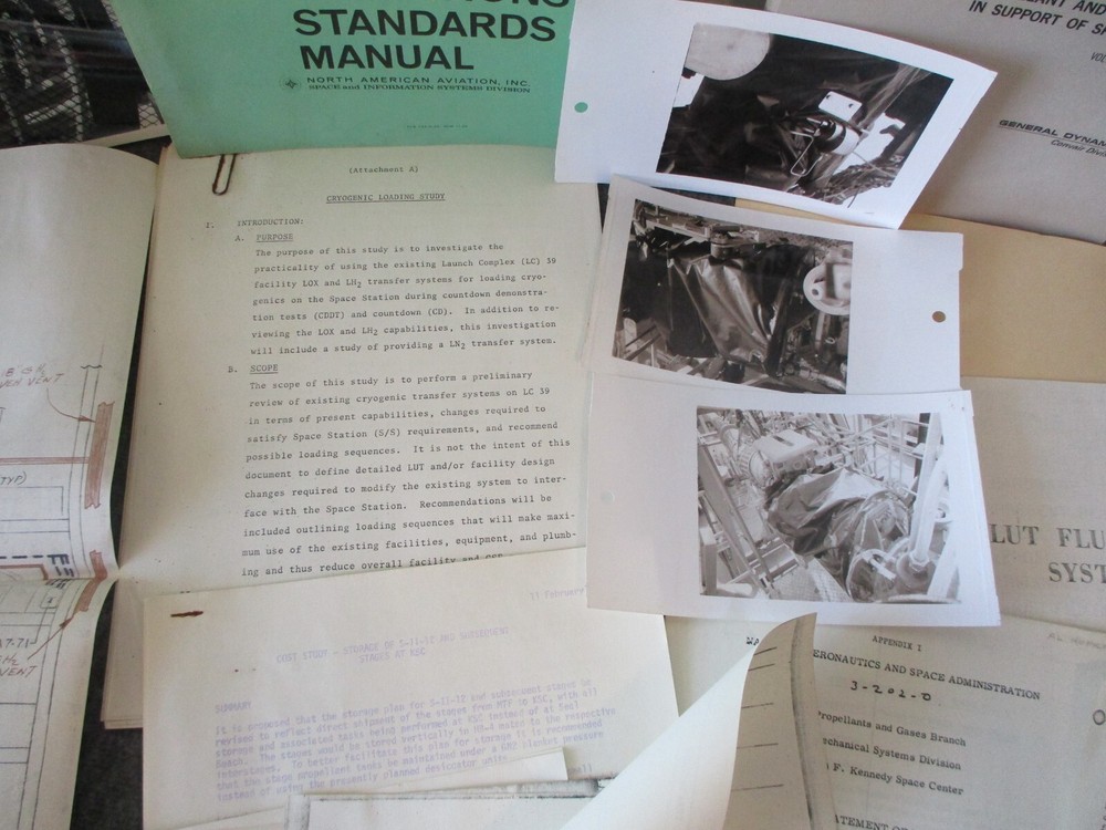 NASA SPACE SHUTTLE ROCKWELL GENERAL DYNAMICS PROPELLANT/CRYOGENICS PROPOSAL++