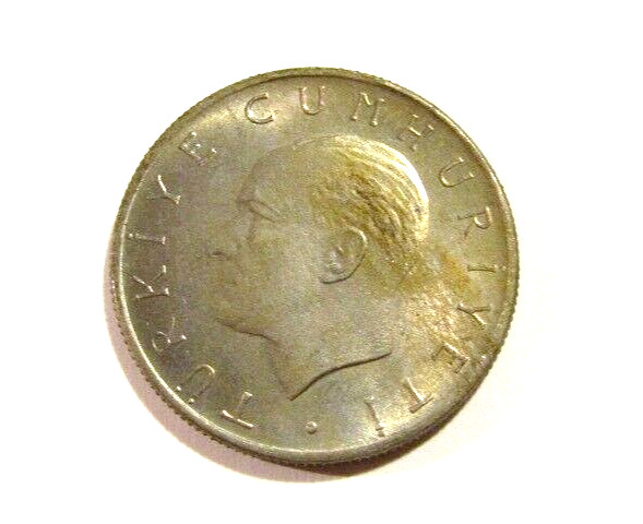 Turkey 1957 1 Lira unc Coin