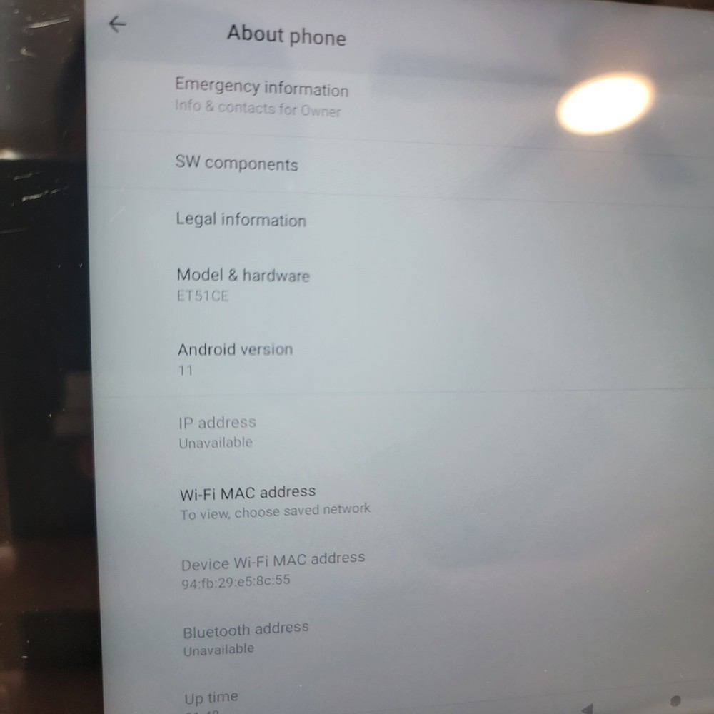 Zebra ET51 Enterprise Scanner Tablet ET51Ce Android Lock For MDM