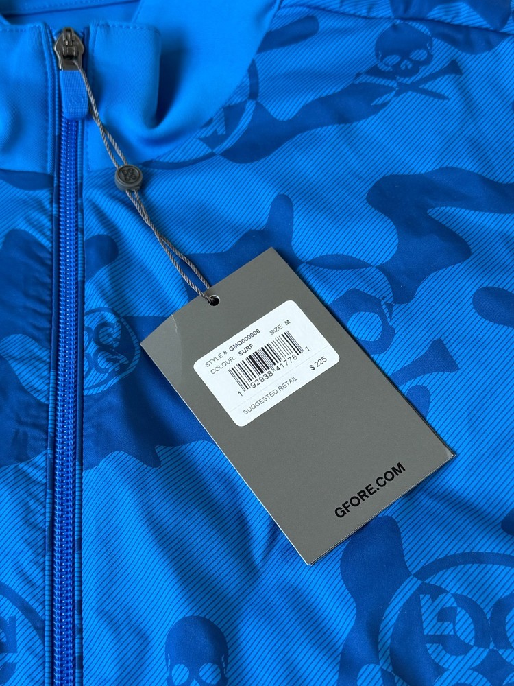 G/FORE MEN SURF EXPLODED CAMO STRETCH TECH INTERLOCK PERFORMER VEST SIZE M NWT
