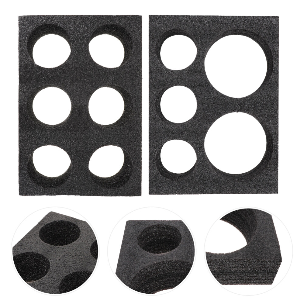 2PCS Cup Holder Compostable Cup Holder Takeout Packaging Cup Holders Black