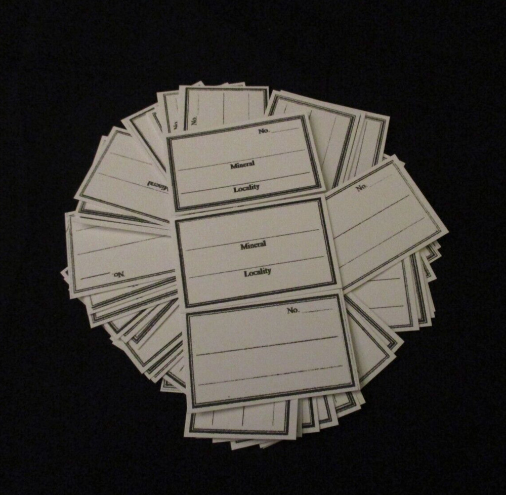 50-Mineral Identification Labels E6280