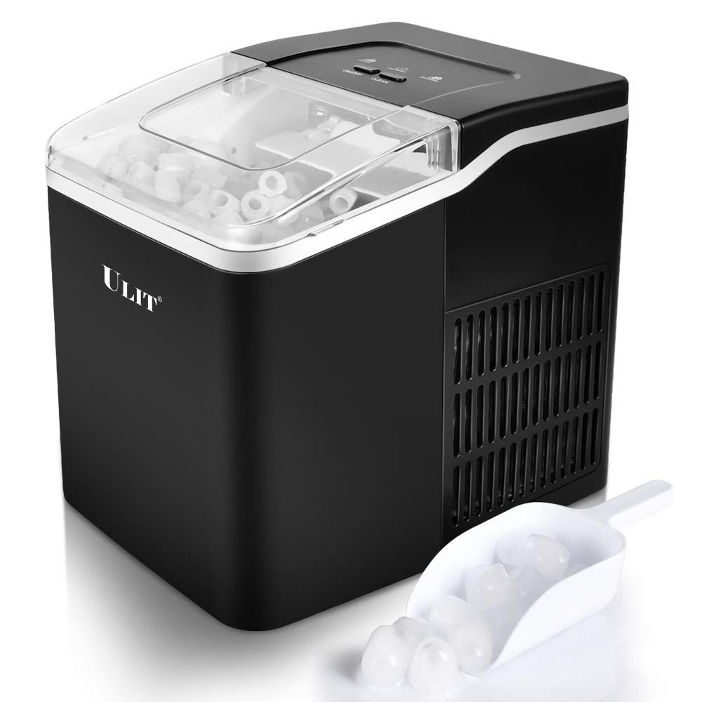 Portable Ice Maker,Ice Maker Machine for Countertop, Self-Cleaning Function I...