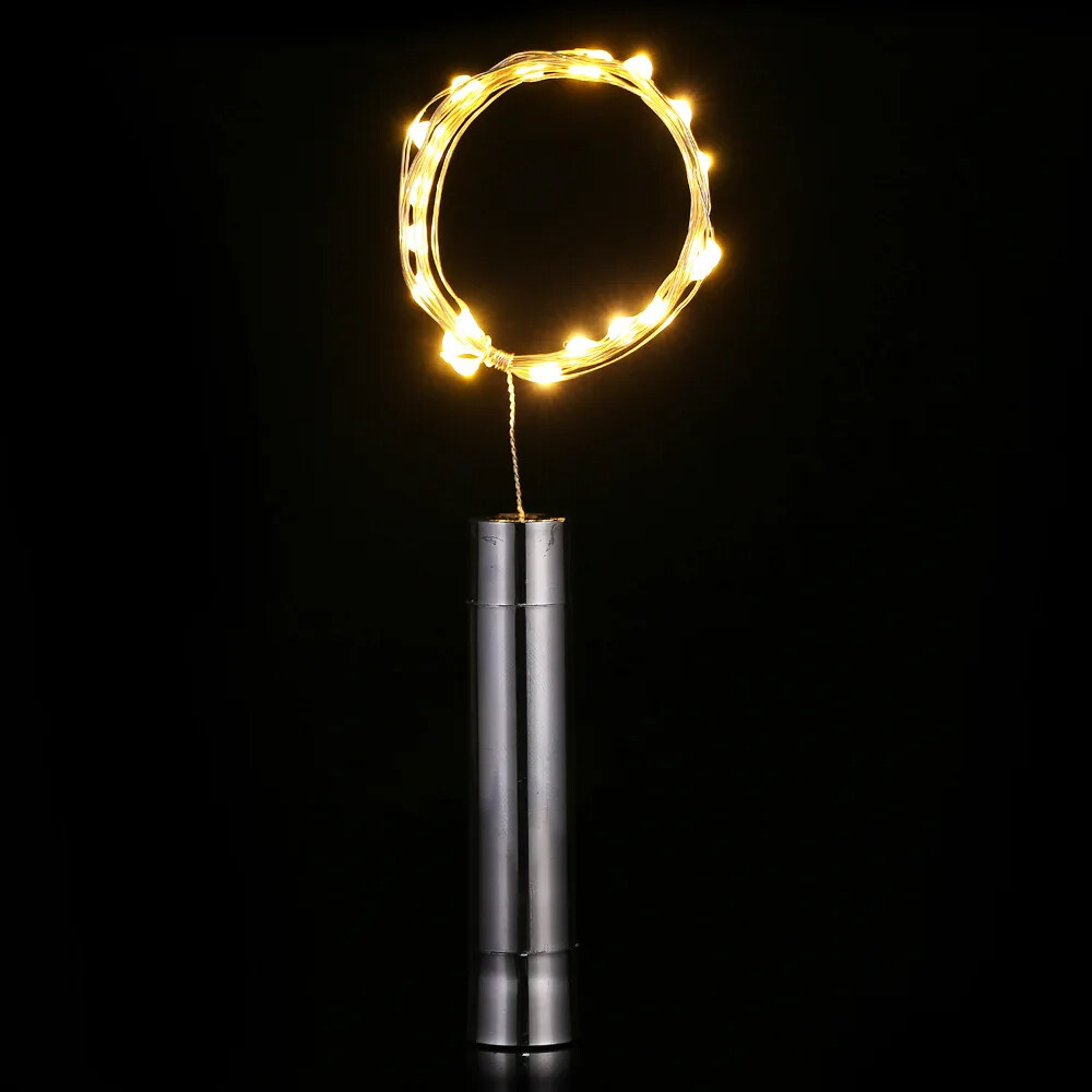 1x 10x led string Bottle Cork Shape Multicolor Party Decorative Outdoor Window
