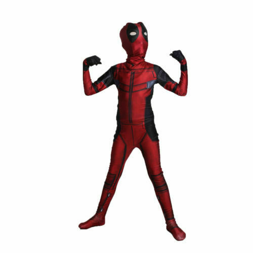 Deadpool Cosplay Costume Jumpsuit Bodysuit Halloween Suit