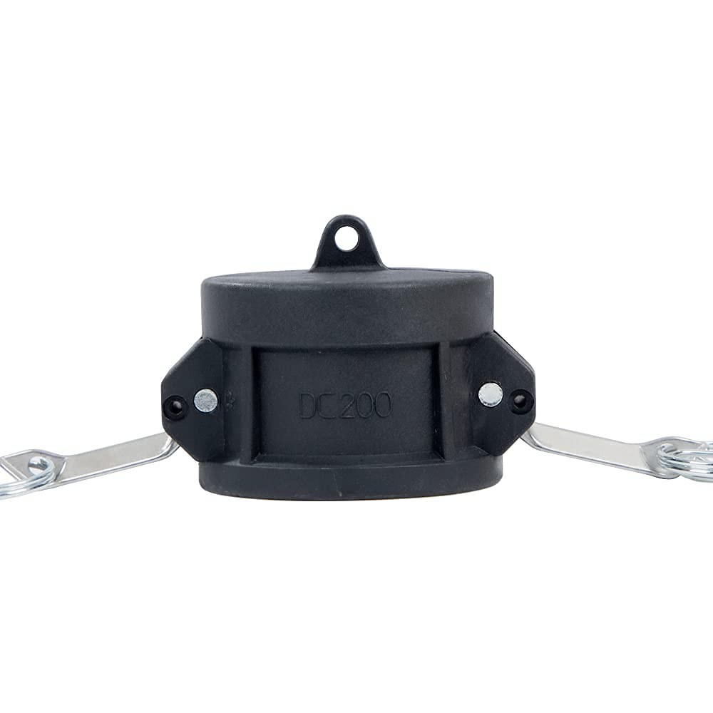 2 Inch Polypropylene Camlock Fitting Standard Type DC Dust Cap With Gasket