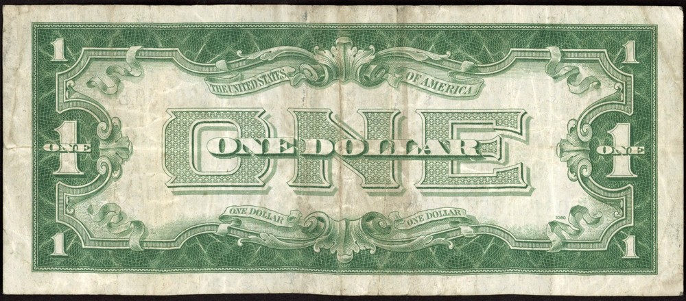 1928 A $1 One Dollar FUNNYBACK Silver Certificate Note Fr#1601