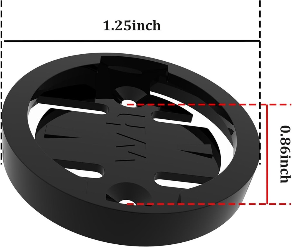 Quick Install Wahoo Mount Adapter Inserts - 4-Pack for Bicycle Computers