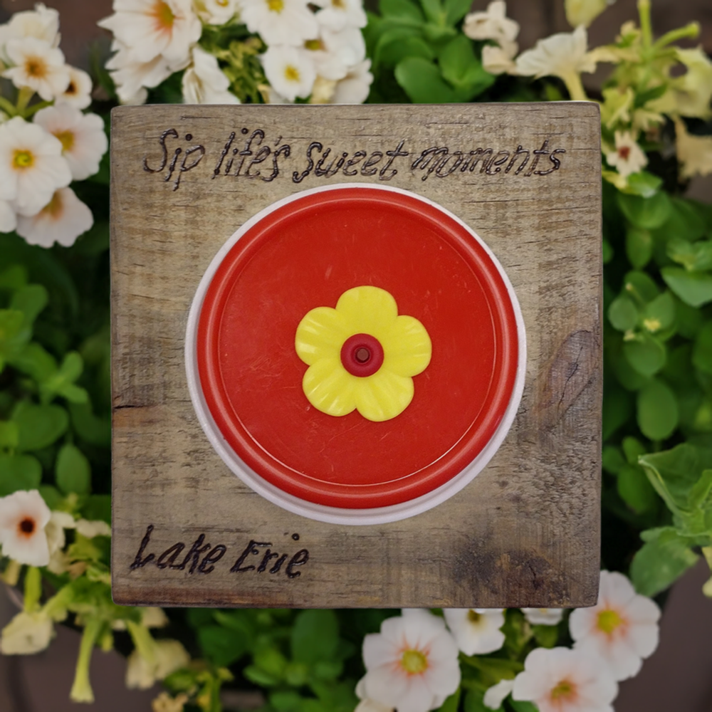 Tabletop Hummingbird Feeder - Customized Gift - 4oz - Easy To Clean!