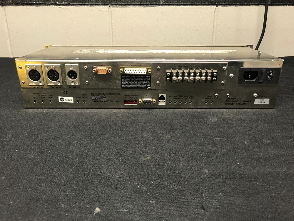 Telex RTS Systems KP96-4 Telex Matrix Intercom Key Panel, KP96 with Microphone