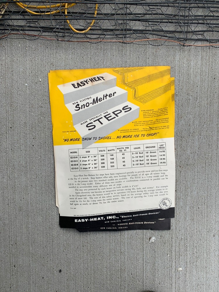 Electric Snow Ice Melter For Steps 115-120volts