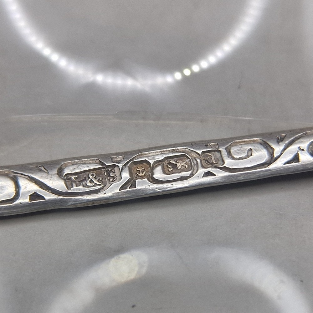 Antique Solid Silver Bodkin – Levi & Salaman Birmingham 1903