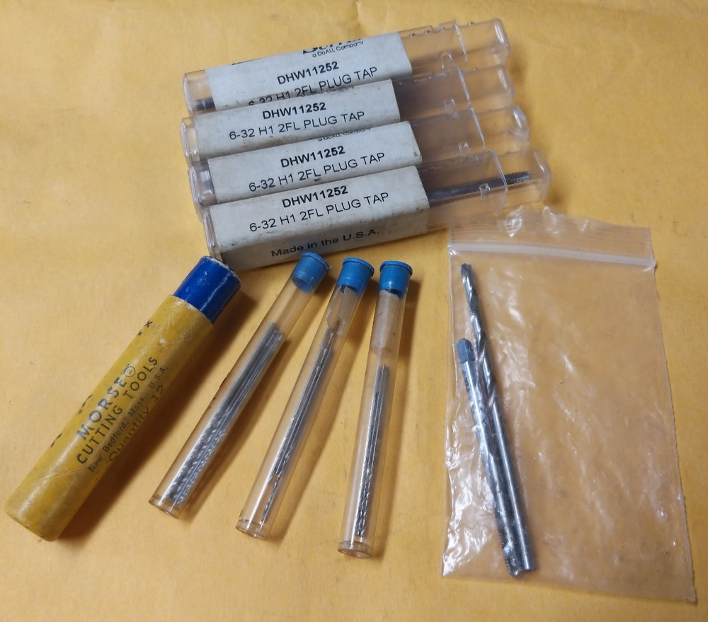 30 Small Drill bits & Machinist's Taps--Gunsmithing?