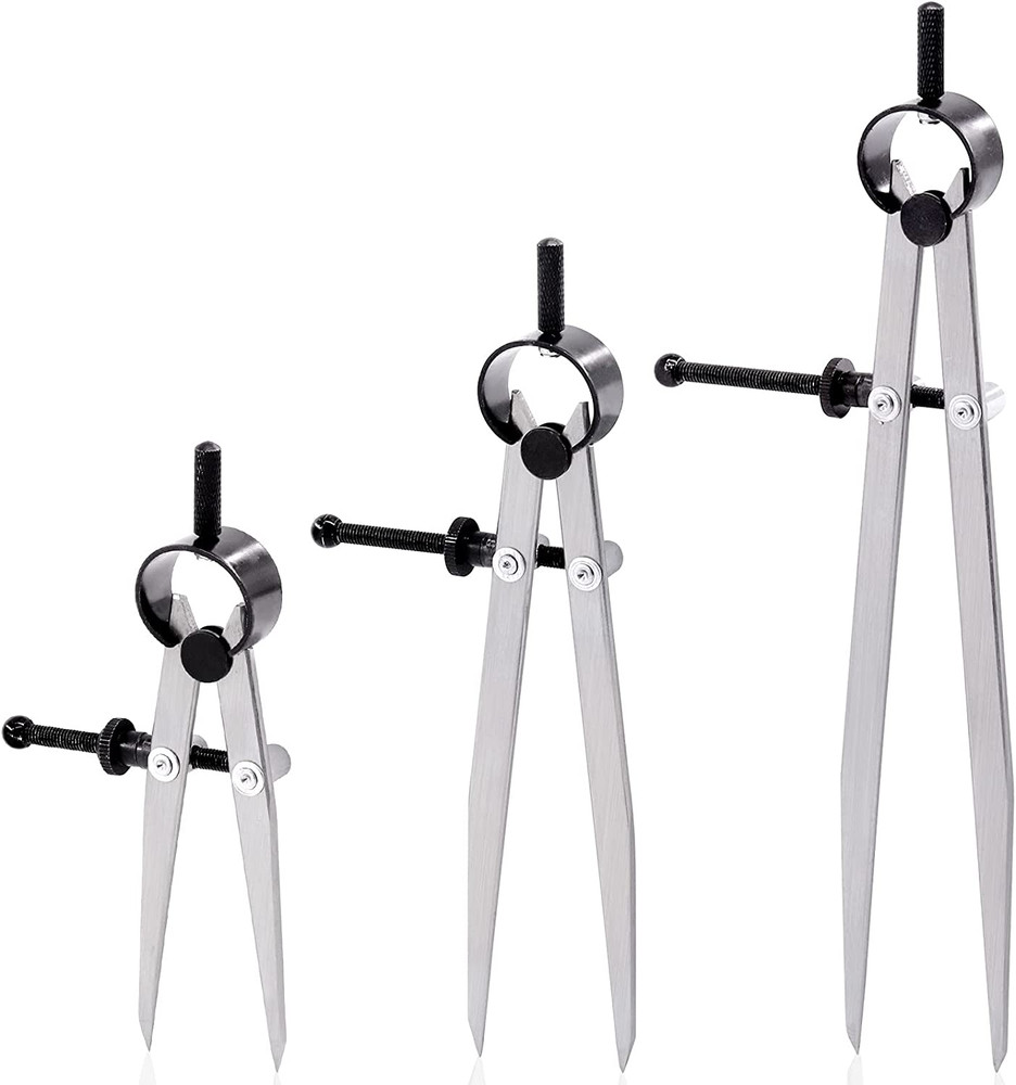 Keadic 3 Pcs Spring Wing Divider, 4'' 6'' 8'' Adjustable Lockable Steel Divider