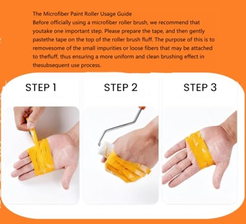 35-Piece Microfiber Paint Roller Kit, Includes 21 Pack 4 Inch & 12 Pack 6 Inch
